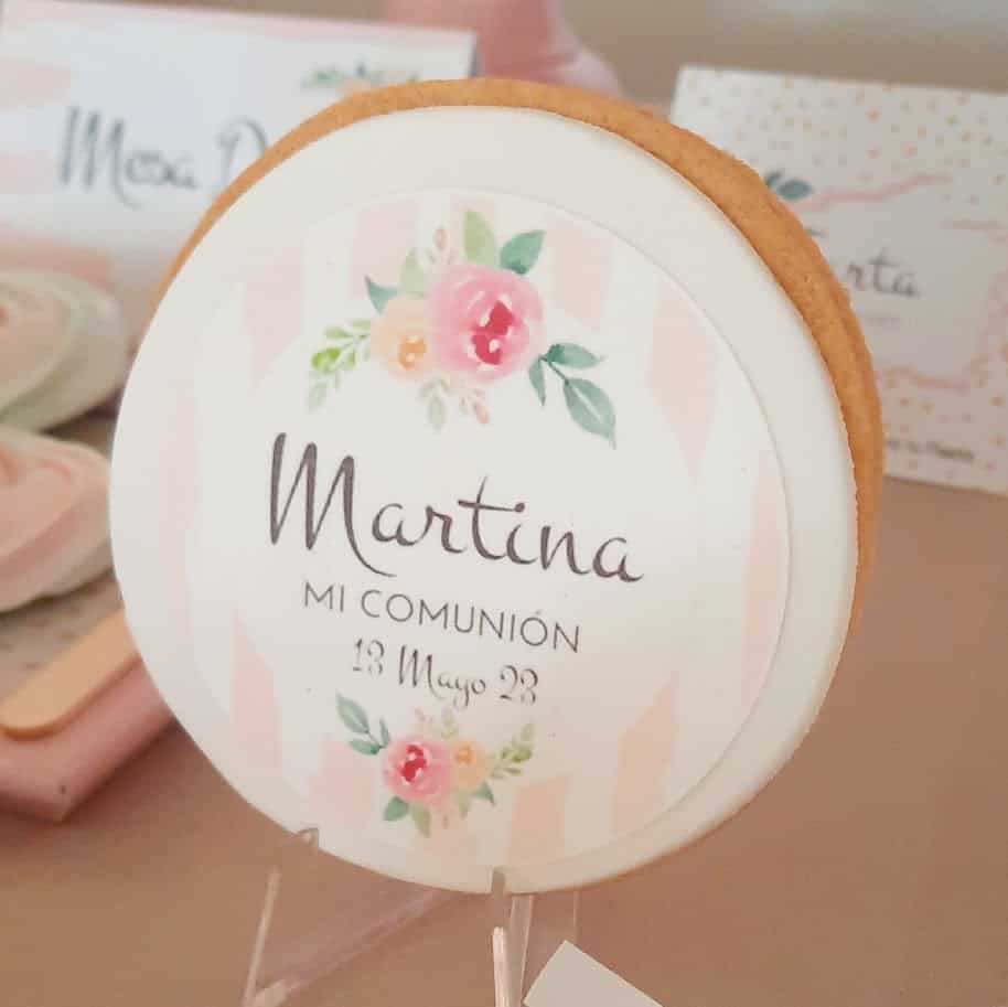 Galleta niña comunion